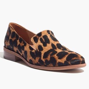 Leopard print Madewell Orson loafer